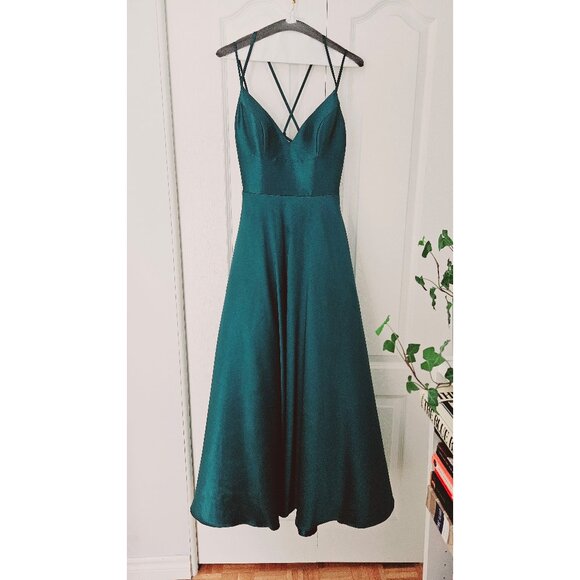 1ère Avenue Ball Gown/Prom Dress in Emerald Green Like NEW Size 4 - Picture 1 of 9